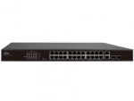 UNV - 24 Port 10/100 PoE Ethernet switch supports EXTEND Mode up to 250M