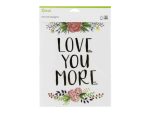 Cricut Iron On Designs Love You More 8.5X12