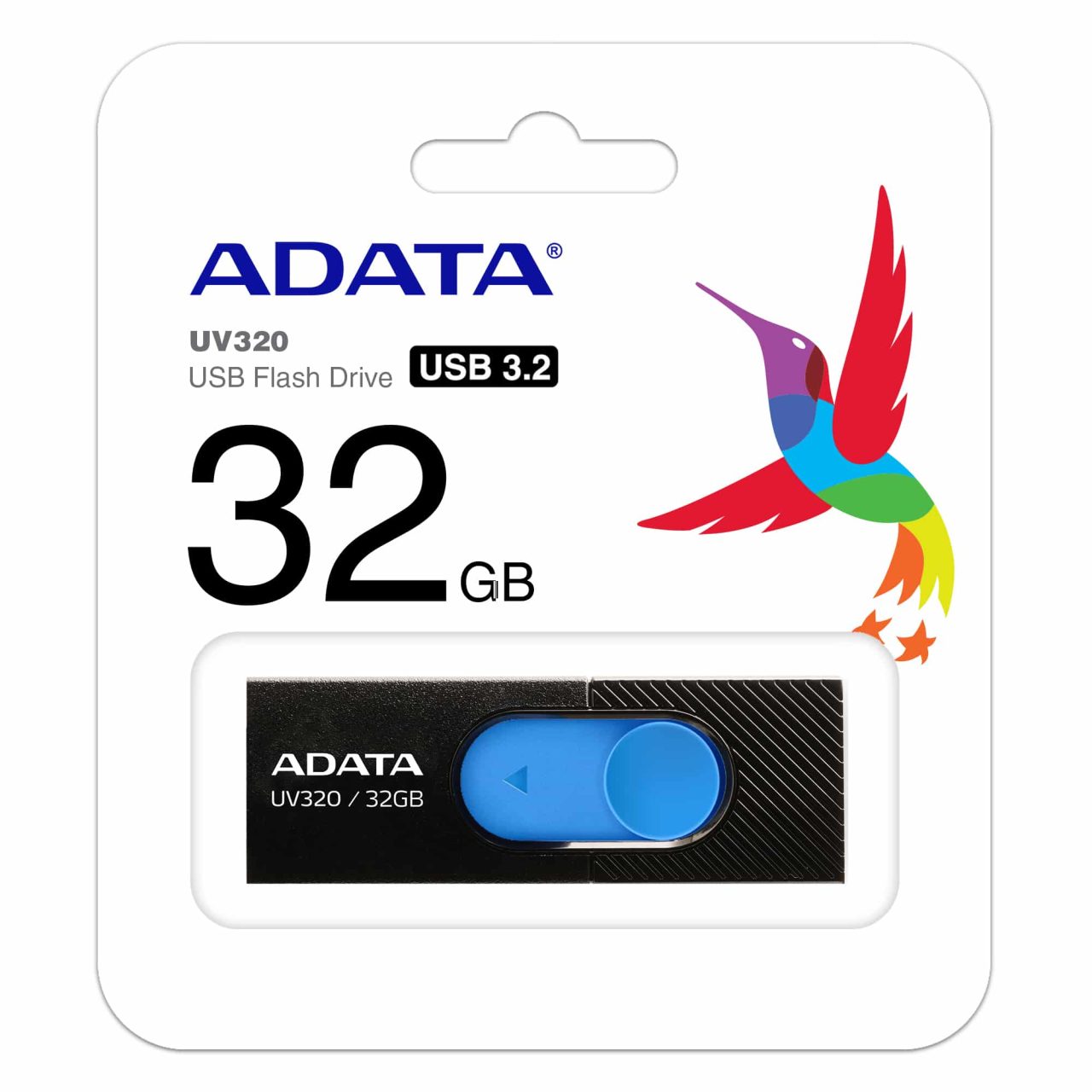 Adata UV320 32Gb Black & Blue USB 3.0 Flash Drive