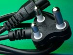 Power Cord (Clover) 3 Pin South African, 1.8 Meters