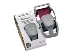 Zebra Ribbon; Mono -White; 1500 Images; ZC100/ZC300; EMEA