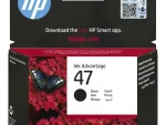 HP 47 Black Original Cartridge (~1;500 pgs yield)