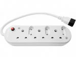 Acconet 6 Way Multiplug with 3x 16A SA and 3x 5A 2 Pin Sockets