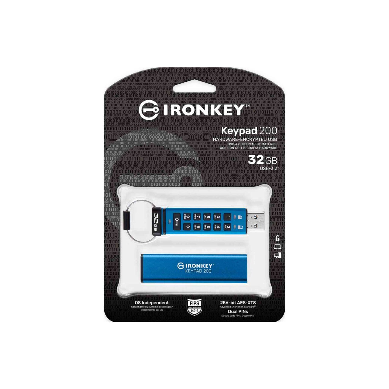 Kingston 32GB IronKey Keypad 200 Series