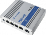 Teltonika Industrial 5 port Gigabit PoE Switch - Unmanaged, 120 watts