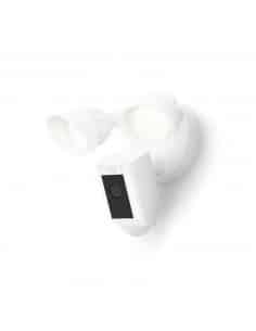 Ring Floodlight Cam Wired Plus -White with Two 3000 Kelvin with 2000 ...