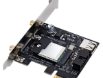 Gigabyte WBAX2400R WiFi 6E Realtek RTL8852CE 2x2 MIMO Tri-Band 6GHz PCIe 4.0 1x Desktop PC Network Adapter