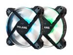InWin Polaris RGB Aluminium 120mm LED Case Fan - Two Pack