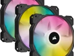 Corsair iCUE SP120 RGB ELITE Performance 120mm PWM Fan — Triple Pack with Lighting Node Core