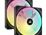 Corsair iCUE Link QX140 RGB 140mm PWM PC Fans Starter Kit with iCUE Link System Hub