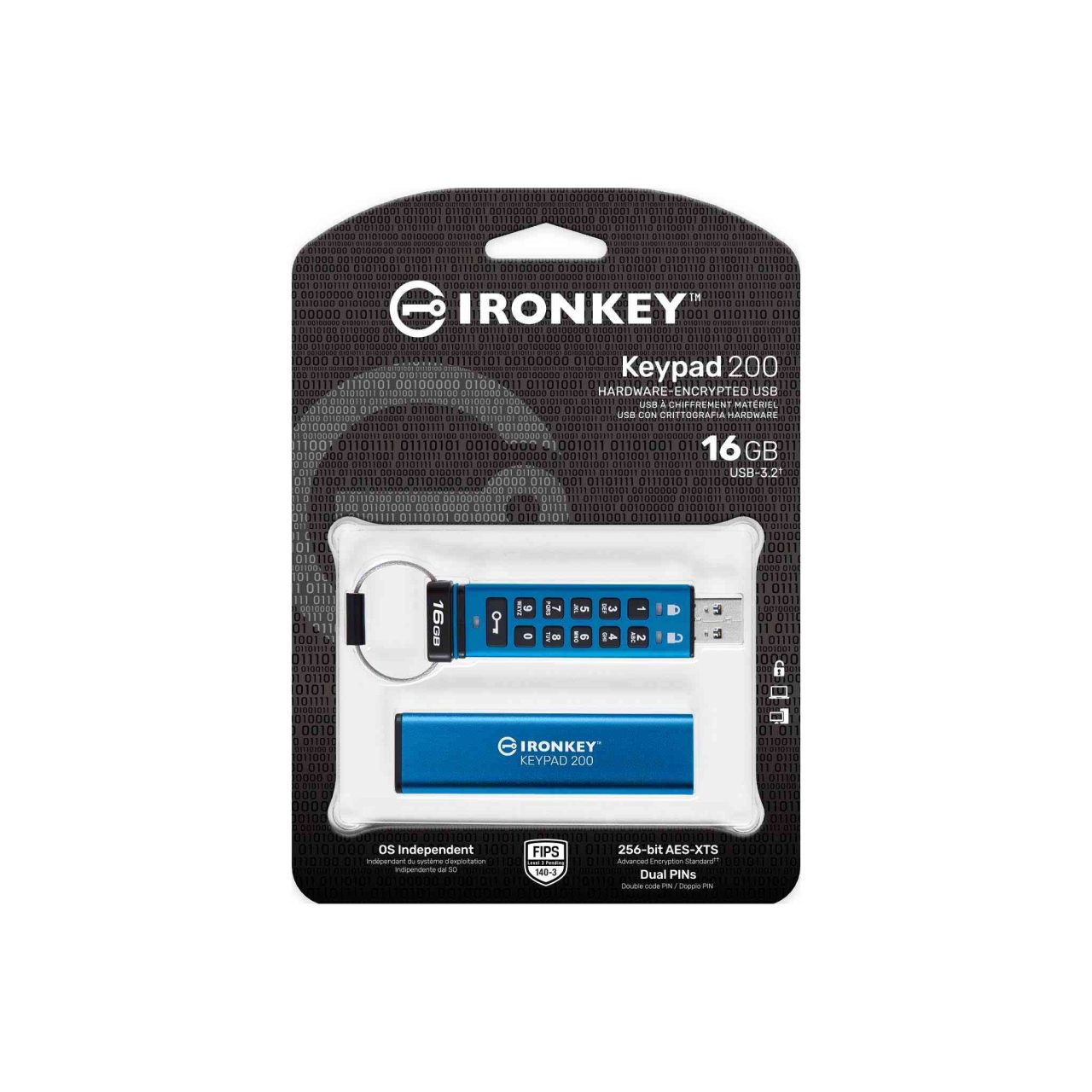 Kingston IronKey Keypad 200 Series 16GB