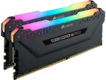 Corsair Vengeance RGB PRO 16GB (2 x 8GB) DDR4 DRAM 3000MHz C15 Memory Kit — Black