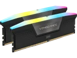 Vengeance RGB 96GB (2x48GB) DDR5 DRAM 6400MT/s CL32 Memory Kit — Black