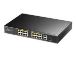 Cudy 16-Port Unmanaged PoE+ Switch - Rack Mount