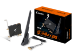 Gigabyte Dual-Band Intel WiFi 6E 2x2 MIMO Wireless PCIe Adapter with Bluetooth 5.2