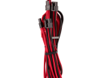 Corsair - Premium Individually Sleeved PCIe Cables (Dual Connector) Type 4 Gen 4 - Red/Black