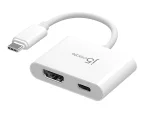 JCA152 USB-C to 4K HDMI Adapter with Power