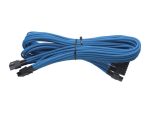 Corsair - Individually Sleeved 24pin ATX Cable Type 4 (Generation 2) for RMX series - Blue