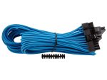 Corsair - Individually Sleeved Type 4 PSU Cables ATX 24 Pin - Blue