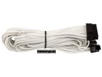 Corsair - Individually Sleeved Type 4 PSU Cables ATX 24 Pin - White