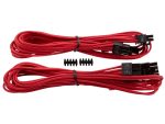 Corsair - Individually Sleeved Type 4 PSU Cables PCIe With Single Connector - Red