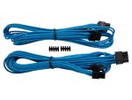 Corsair - Individually Sleeved Type 4 PSU Cables Single PCIe Connector - Blue