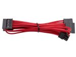 Corsair - Internal 0.75m Power Cable - Black/Red