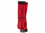Corsair - Premium Individually Sleeved ATX 24-Pin Cable Type 4 Gen 4 - Red