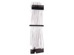 Corsair - Premium Individually Sleeved ATX 24-Pin Cable Type 4 Gen 4 - White