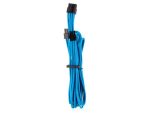 Corsair - Premium Individually Sleeved PCIe Cables (Single Connector) Type 4 Gen 4 - Blue