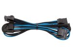 Corsair - Premium Individually Sleeved Peripheral Cable Type 4 (Generation 3) - Blue/Black