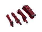 Corsair - Premium Individually Sleeved PSU Cables Starter Kit Type 4 Gen 4 - Red/Black