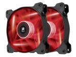 Corsair SP120 LED - Red - x2 - Twin Pack - 120x120x25mm