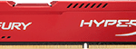 HyperX Fury Memory Red - 8GB Module - DDR3 1600MT/s CL10 DIMM