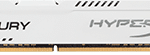 HyperX Fury Memory White - 8GB Module - DDR3 1600MT/s CL10 DIMM