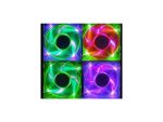 Vizo 120mm SP12UVLED-BG UV+LED Fan - Blue + Green Case Fan