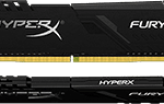 Kingston HyperX FURY Memory Black - 8GB Kit*(2x4GB) - DDR4 2666MT/s CL16 DIMM