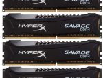 Kingston HyperX Savage Memory Black - 16GB Kit*(4x4GB) - DDR4 2400MT/s XMP CL12 DIMM