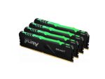 Kingston HyperX FURY Memory RGB - 128GB Kit*(4x32GB) - DDR4 3200MT/s XMP CL16 DIMM