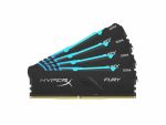 Kingston HyperX FURY Memory RGB - 32GB Kit*(4x8GB) - DDR4 2400MT/s CL15 DIMM