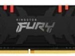 Kingston 16GB (1x16GB) DDR4 3600MT/s CL16 FURY Renegade Black RGB XMP Non-ECC Unbuffered DIMM (Single Module) 2RX8 16-20-20 1.35V 288-pin 8Gbit