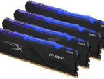 Kingston HyperX Fury Memory RGB - 128GB Kit*(4x32GB) - DDR4 2666MT/s CL16 DIMM