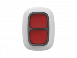 Ajax - Double Button Jeweller - Double White Wireless Smart Button for Panic and Control Modes