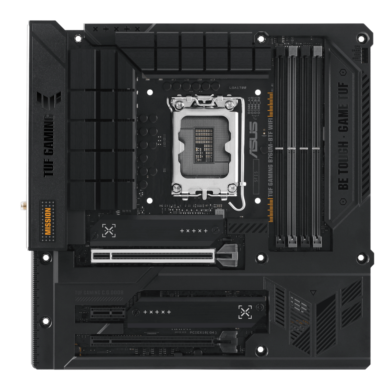 Asus TUF Gaming B760M-BTF Wi-Fi Intel LGA 1700 micro ATX Motherboard