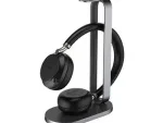Yealink BH76 Headset, Black with Charging Stand, USB-A Connection, Teams Certified