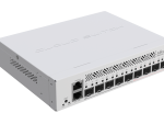 MikroTik netFiber 9, 4x 10G SFP+ Ports, 5x 1G SFP Ports, 1x GB Ethernet Port (POE-IN), Outdoor Enclosure, Mounting Kit, PSU, POE Injector