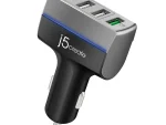 j5create JUPV41 4-Port USB QC 3.0 & Type-C Car Charger