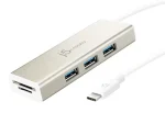J5create JCH347 USB-C 3.1 3-Port HUB with SD/microSD Card Reader