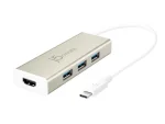 J5create JCH451 USB-C 3.1 3-Port USB 3.0 HUB & 4K HDMI
