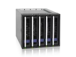 Icy Dock 5x3.5" in 3x5.25" Hot Swap SATA6G HDD Cage (MB155SP-B)